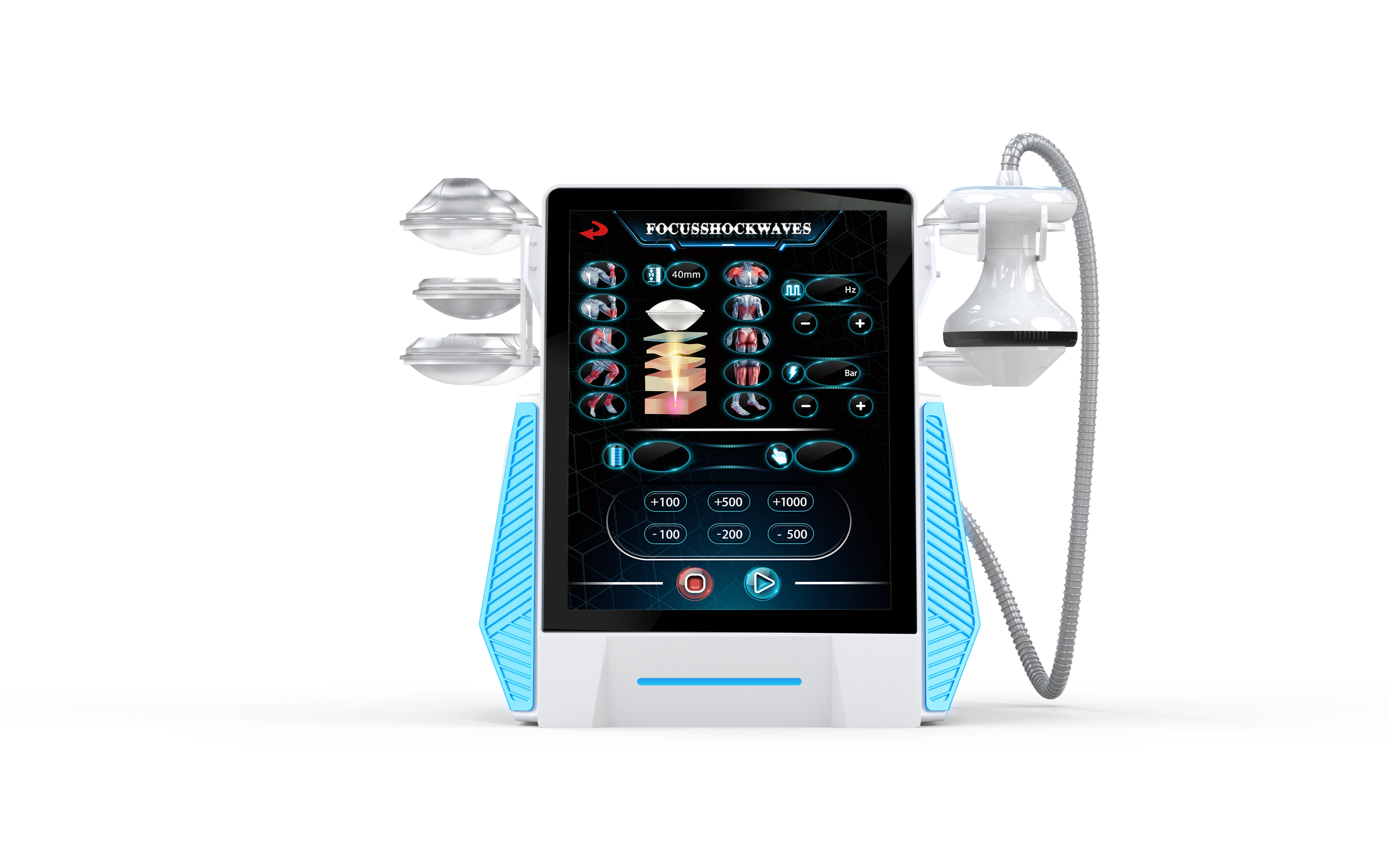 Tech Accessories Uk - High-tech, medical-grade shockwave therapy device effectively
