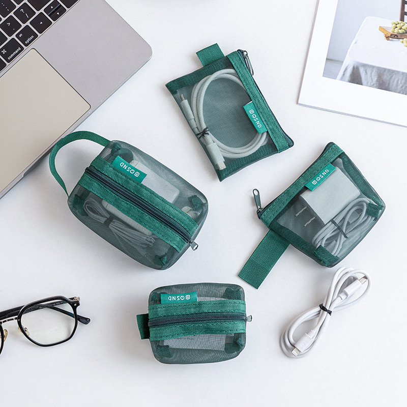 Transparent mesh data cable st - огляд і ціна Travel Cable Organizer