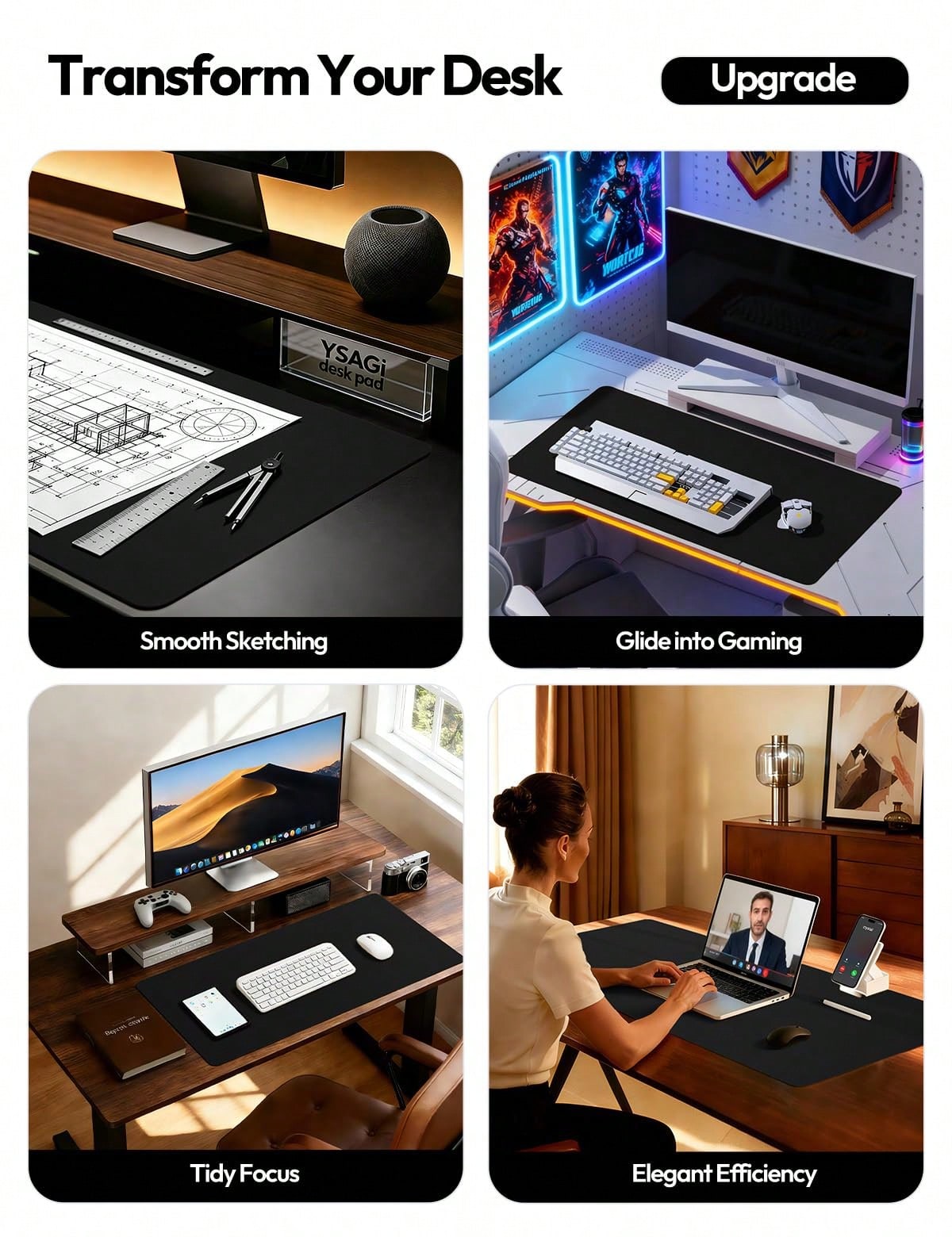 Large Black & Beige Checkerboa - огляд і ціна Tech Accessories Designer