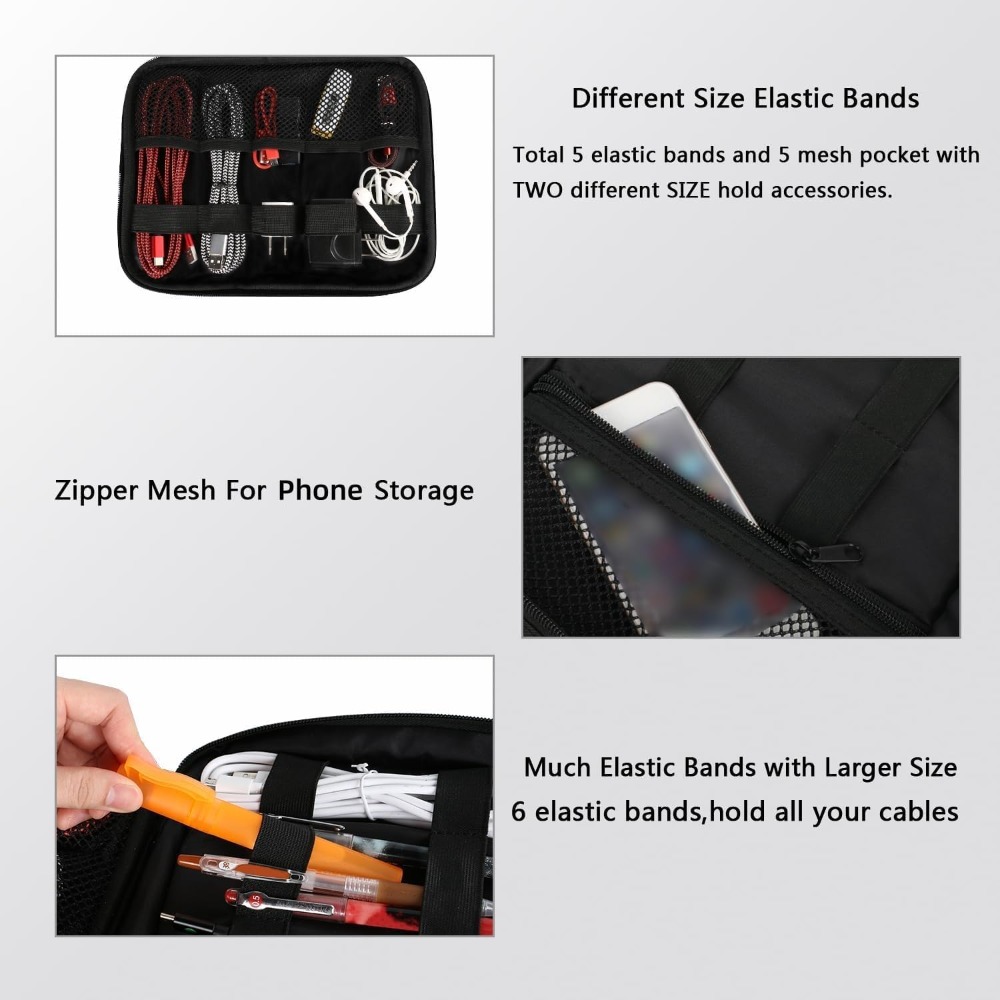 Electronics Organizer Travel C - огляд і ціна Travel Cable Organizer