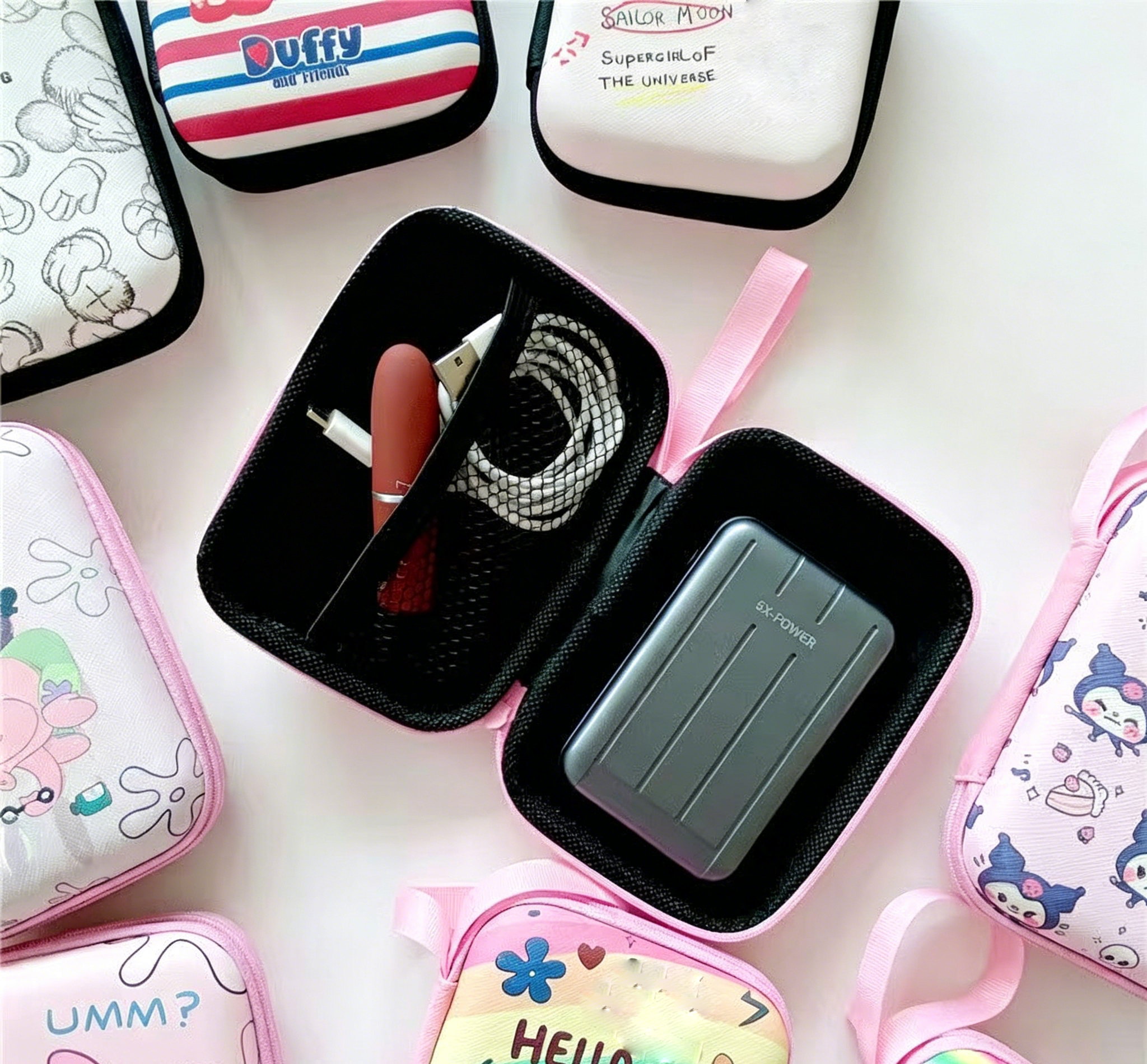 Hello Kitty Portable Storage B - огляд і ціна Travel Cable Organizer