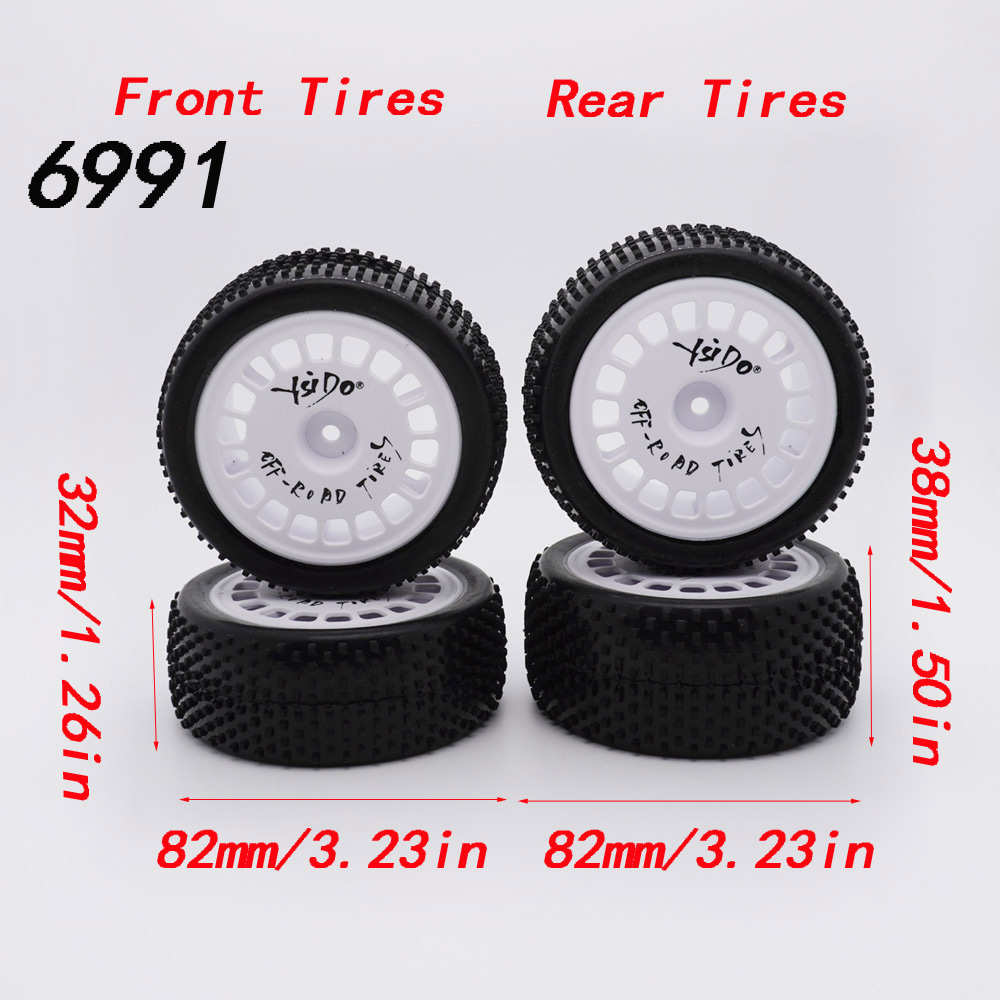 YSIDO 82mm 4PCS 1/10 2WD RC Of - огляд і ціна Xray Tech Accessories