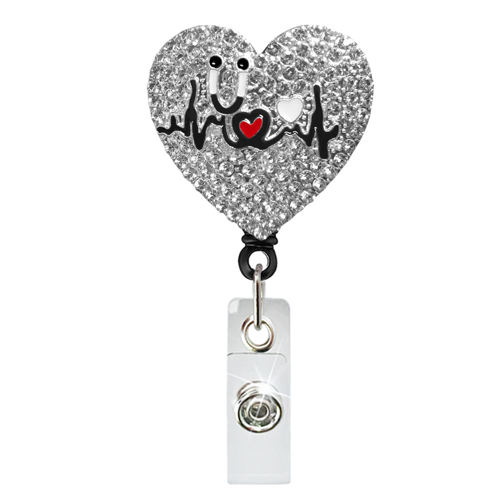 Rhinestone Heart Shape EKG Syr - огляд і ціна Xray Tech Accessories