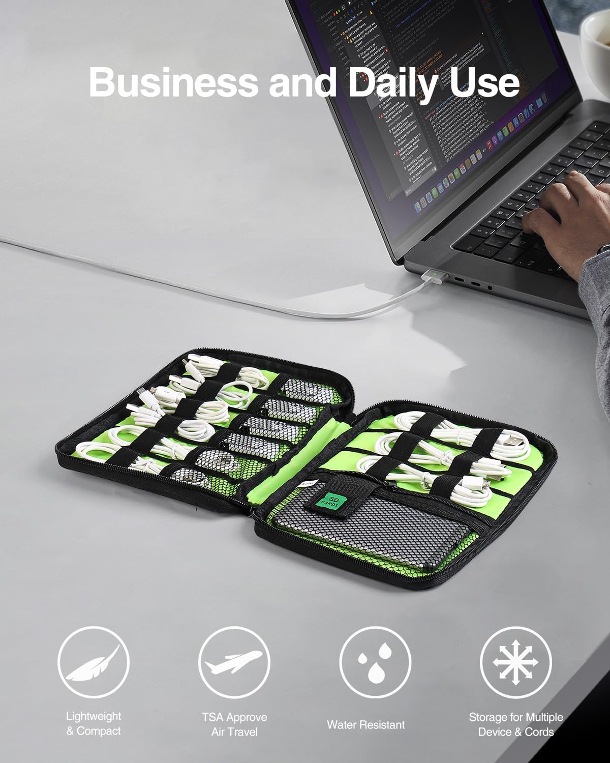 Travel Cable Organizer Bag, Fl - огляд і ціна Tech Accessories For Travel