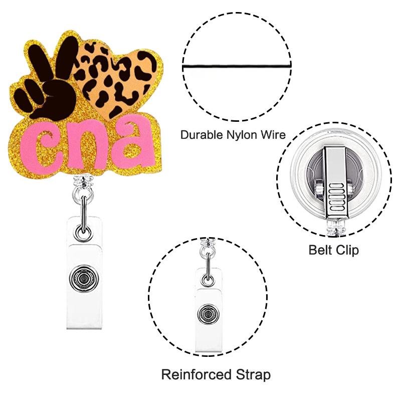 New Glitter Acrylic Nurse Badg - огляд і ціна Xray Tech Accessories