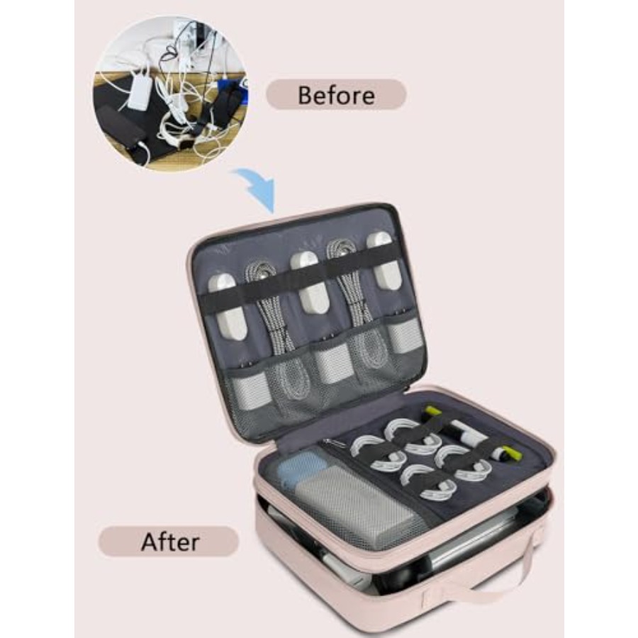 Travel Cord Organizer for Wome - огляд і ціна Tech Accessories For Travel